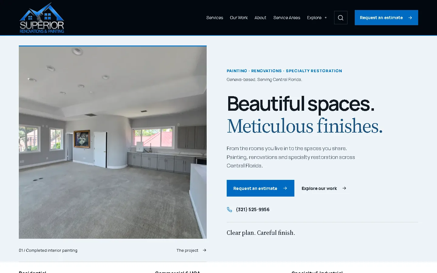 Superior homepage